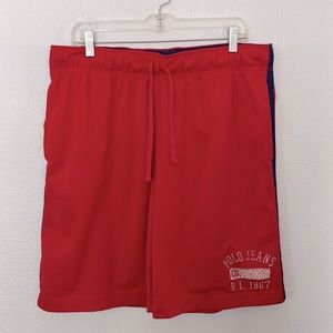 🇺🇸RALPH LAUREN B BALL SHORTS RED SZ L  W/ POCKETS GREAT CONDITION!